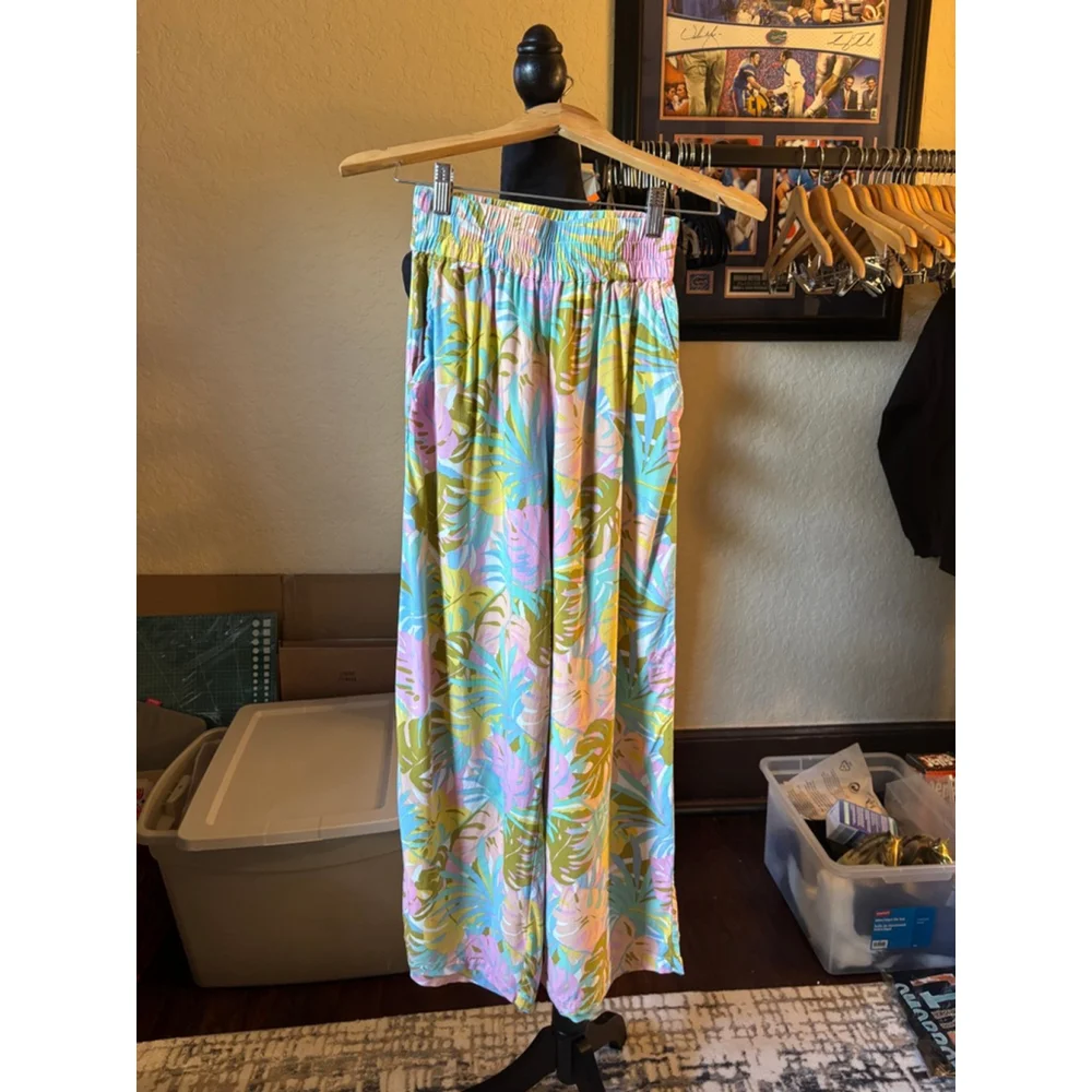 BillaBong Lightweight Spring Elastic Waisted Pants - Size XS - Picture 2 of 10